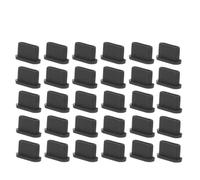 EXAOMBLE 40pcs Silicone Type-c Dust Plugs for Phone Charging Port, Black Colour, Stylish Design, Protecting Your Phone and Extending Device Life, for Everyday Use