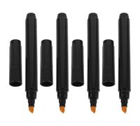 EXAOMBLE 4pcs Money Tester Pen Eccentric Knife Head Design Portable Banknote Verification Marker for Cash Authenticity Check Water-Based Ink for Fraudulent Detection
