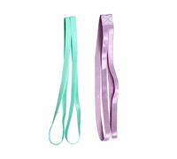 EXAOMBLE 4pcs Non-Slip Elastic Yoga Headbands Candy Color Fitness Hair Bands for Women Stretchy Sports Headwraps for Running Yoga and Gym