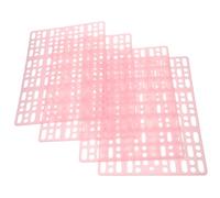 EXAOMBLE 4pcs Rabbit Foot Pads Guinea Pig Cage Mat Bunny Foot Mats Hamster Accessories Easy to Clean
