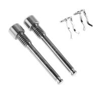 EXAOMBLE 4Pcs Titanium Alloy Brake Pad Pins with Retaining Spring for Mountain Bike Caliper Maintenance Slip Resistant Easy to Install Secure Fit Lightweight Bicycle Brake Parts