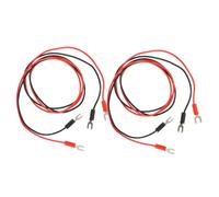 EXAOMBLE 4pcs Turntable Record Player Grounding Wire PVC Copper Connection Cables for Phonograph Hum Noise Reduction Instrument Accessories