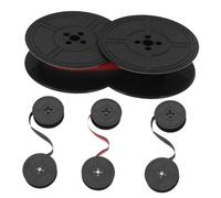 EXAOMBLE 4pcs Twin Spool Typewriter Ribbon Replacement Red Black Ink Ribbons Compatible with Vintage Mechanical Typewriters for Sharp Printing and Repair Accessories