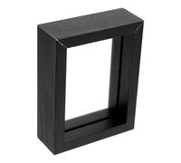 EXAOMBLE 5 Inches Double-sided Glass Photo Frame Plant Specimen Frame Wood Material Protecting Photos and Recording Beautiful Moments of Nature for Bedroom and Living Room Decor