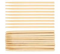 EXAOMBLE 50pcs Bamboo Stylus Craft Sticks for Etching Art, Resistant to Breaking and Fun for Teens, Beige Wooden Drawing Tools for Creative DIY Projects