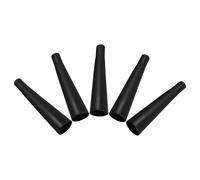 EXAOMBLE 5pcs Baseball Batting Tee Topper Replacement Rubber Caps for Hitting Tee Cup Bases Compatible Baseball Softball Practice Training on School Fields Black Rubber Thickened Design