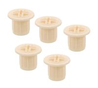 EXAOMBLE 5pcs Plastic Slide Screw Caps: Fixing Screw Covers 1.8cm Inner Diameter For Play Equipment - Weatherproof Accessories For Enhanced Safety
