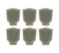 EXAOMBLE 6pcs Deep Green Guitar Tuner Handles Diamond Shape Plastic Folk Tuning Knobs for Acoustic and Classical String Instruments Replacement Guitar Tuning Tool