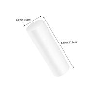 EXAOMBLE 6pcs Foam Cylindrical Decoration Foam Tubes Flower Arrangement Modeling DIY Home Craft Floral Shapes Flower Arrangement Cylinders DIY Cylinder Decor Craft White