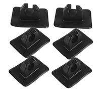 EXAOMBLE 6pcs Kayak Paddle Holders PVC Mesh Inflatable Boat Paddle Clips Oar Clip Mounts for Fishing Canoe Accessories Deck Mounted