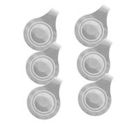 EXAOMBLE 6pcs Magnetic Reflective Clips for Enhanced Safety Eye Catching Reflectors for Clothing Dog Harnesses Backpacks Convenient Portable Design for Nighttime Visibility