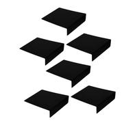 EXAOMBLE 6pcs Mini Chalkboard Signs with Stand Erasable Food Display Price Labels Reusable Blackboard Menu Cards for Wedding Buffet Kitchen Tabletop Small Chalk Boards for Party and