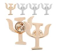 EXAOMBLE 6pcs Psychology Brooch Pin Set for Garments with Alloy Material and Secure Clasp, Stylish Vintage Corsage Pins Suitable for Coats and Backpacks
