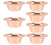 EXAOMBLE 7Pcs Buddhist Offering Bowls Copper Water Bowls for Yoga Meditation and Ritual Use at Home