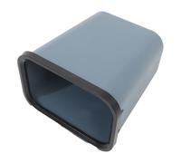 EXAOMBLE 8l Trash Can Waste Basket Thickened Square Structure Fire-resist Plastic Creative Minimalist Style Small Office Trash Can for Bathroom and Bedroom Random Color