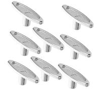 EXAOMBLE 8pcs Metal Winding Keys for Music Box Replacement T Shape Bar for Windup Jewelry and Clock Mechanisms Smooth Finish for Easy Use
