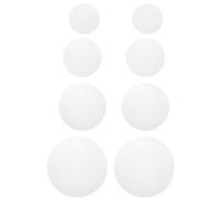 EXAOMBLE 8pcs round Glass Watch Glass Replacement Beaker Covers High Chemical Durability Synthetic Material for Laboratory and Classroom Use