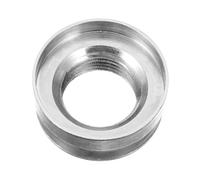 EXAOMBLE Acoustic Guitar Endpin Jack Strap Button Cap Silver Thread Compact Pickup Tail Pin Cover for Easy Installation and Portable Use