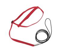 EXAOMBLE Adjustable Elastic for Bird and Harness Leash Parrots and Small with String and Foot Rings Suitable Flying Training Birds for Outdoor