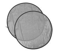 EXAOMBLE Adjustable Rain Net Cover with Drawstring 95cm Waterproof Mesh Rainwater Collection Bucket Outdoor Dust and Leaf Guard for Rain Barrels