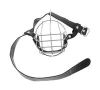 EXAOMBLE Adjustable Stainless Steel Dog Mouth Cover Durable Muzzle for Small Dogs Essential Biting and Barking Comfortable Design for Drinking and Easy Cleaning