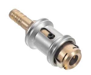 EXAOMBLE Air Chuck Quick Connect Locking Fitting for Vehicle Tire Inflator with Safety Operation Feature for Car and Electric Bike Air Compressor