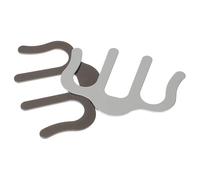 EXAOMBLE Alloy Music Paper Clips 2Pcs for Piano Sheet Music and Cooking Recipes Keeps Pages Level Fracture Resistant Clip Holder for Outdoor Windy Environments