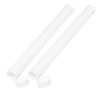 EXAOMBLE Artwork Storage Tube and Poster Tubes for Storage, 41cm PVC Drawing Case with Caps, 2pcs for Artists and Poster Transport