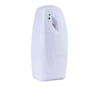 EXAOMBLE Automatic Air Freshener Spray Dispenser White Wall Mounted with Light Sensor , Easy to Use Abs Fragrance Sprayer Without Battery for Bathroom and Hotel