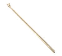 EXAOMBLE Back Scratcher Stick Ergonomic for Men and Women Copper with Itch Relief and Static Electricity Prevention, Golden Rounded Rod Design for Daily and Solo Use
