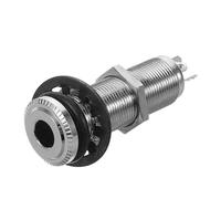 EXAOMBLE Bass Guitar Input Jack Socket and Easy Installation Silver-plated Brass with Tubestyle Construction for Enhanced Sound Quality for for Practice Sessions and Live Performances