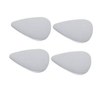 EXAOMBLE Bass Jazz Guitar Picks Stainless Steel 4Pcs Plectrums for Ukulele Electric Acoustic Guitar Suitable for Professional Practice