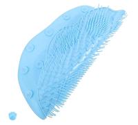 EXAOMBLE Bathroom Mat Shower Foot Mat Suction Cup Scrubber for Back Foot Skin Care