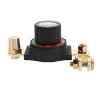 EXAOMBLE Battery Kill Switch 12v 24v with Removable Knob and Adjustable Angle Structure, Brass and Plastic Material, Vehicle Anti-theft and Low Heat Generation Power Cut off Switch for Cars
