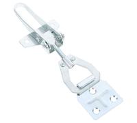 EXAOMBLE Beekeeping Hive Clasp Latch Connector for Beehive Box, Galvanized Steel Buckle Hook with Quick and Easy Connection, Suitable for Shops and Homes, Silver Simple Elegant Design