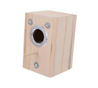EXAOMBLE Bird Incubator for Parrots Warm Nesting Box with Natural Wood Design Encourages Breeding Behavior for Scientific Research and Curiosity Small Durable and Convenient
