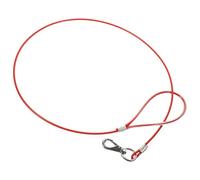 EXAOMBLE Bite Resistant Dog Leash Durable Steel Wire Leash Lightweight Chew Convenient Pet Chain for Safe Walks