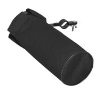 EXAOMBLE Black Drumstick Case Drum Stick Storage Pouch Hard to Rust Oxford Cloth with Multiple Layer Sewing Fabrics Metal Reinforced Sturdy Drumstick Holder for Jazz Drum Carrying