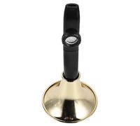 EXAOMBLE Black Metal Kazoo Musical Instrument with Storage Box, Trumpet Shaped and Easy to Learn, for Adults and Beginners in Weddings or Classroom Activities