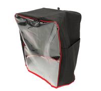 EXAOMBLE Black Mixer Dust Cover for Stand Mixers 45x30x55cm Kitchen Appliance Protective Case with Pouring Shield for Countertop Storage