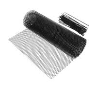 EXAOMBLE Black Pe Safety Anti Fall Net for Balcony Railing and Stair Railing with Climb Deterrence and Anti Rain Features, 1 Roll Protective Plastic Mesh Netting for Indoor Use in Lowrise