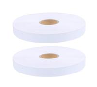 EXAOMBLE Blank White Nylon Washable Clothing Labels Tape for Garment Sewing Knitting Crafts Smooth Soft Printed Marking Strip for Dresses Shirts Pants Blouses
