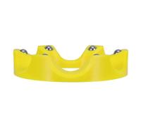 EXAOMBLE Bowling Training Accessory 360 Degree Rotating Ball Cup Sports Ball Display Holder Non Slip Easy Maintenance Pla 5.71x5.71x1.18in Yellow Tabletop Professional Training