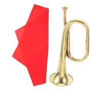 EXAOMBLE Boys and Girls Trumpet Copper Alloy Bugle with Long Serving Time and Light Weight, Easy to Carry Practical Music Instrument for Beginners and Professionals, Beautiful Professional