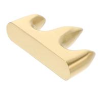 EXAOMBLE Brass Mountain Shape Calligraphy Pen Holder with Anti-skid Design and Desktop Decoration, Stylish Brush Stand Suitable for Schoolroom and Bookshelf Organizing