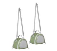 EXAOMBLE Breathable Hamster Carrier Outing Pouch Lightweight Polyester Crossbody Bag for Small Animals for Outdoor Travel with Lizard, Gerbil, Hamster Squirrel