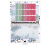 EXAOMBLE Budget Binder with Zipper Cash Envelopes, PVC Material Small Budget Organizer, Multifunctional and Easy to Organize Papers, for Personal Finance Planning