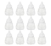 EXAOMBLE Candy Wrapping Boxes Stylish Decorative Bear Shaped Plastic 12pcs for Birthday with Versatile Design Party Treat Containers and Home Storage of Small Items