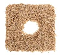 EXAOMBLE Chicken Coop Rice Husk Bedding Natural Chicken Nesting Hulls Reduces Maintenance Labor Reducing Odor Rice Husks 9.84x7.87x7.87in Farming Ducks Small Birds