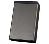 EXAOMBLE Cigarette Case for Ups Metal Storage Box Plastic Cigarette Container Portable Organizer Lid